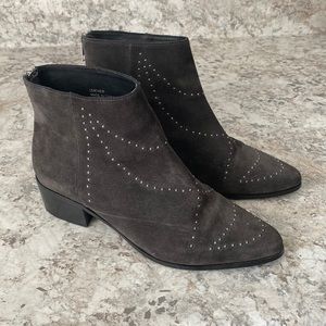 Free People Vision to See Boots - Grey Suede, womens 7.5